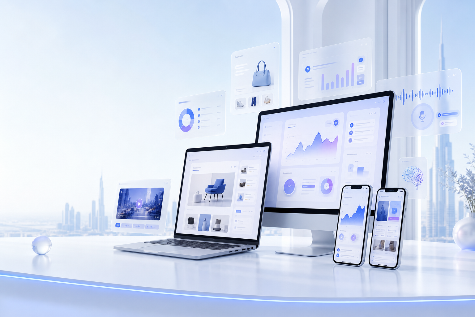 Premium digital product, commerce and growth ecosystem by Deflex Tech